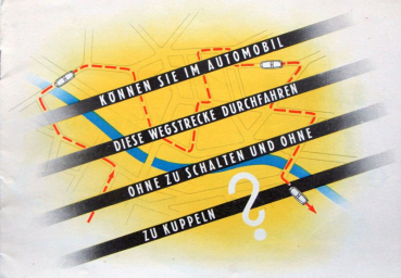 Borgward Hansa 1500 Modelprogram 1952 Carbrochure (10051)